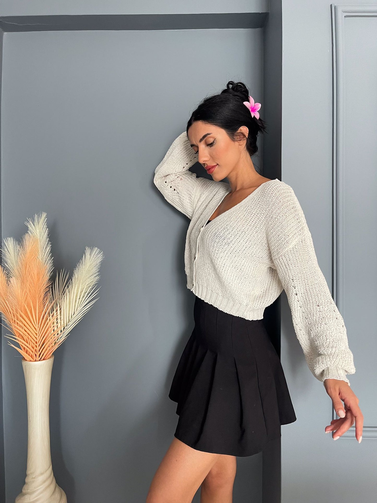 Gilet écru