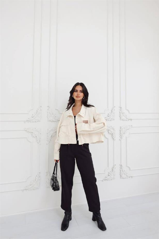 Veste large crème