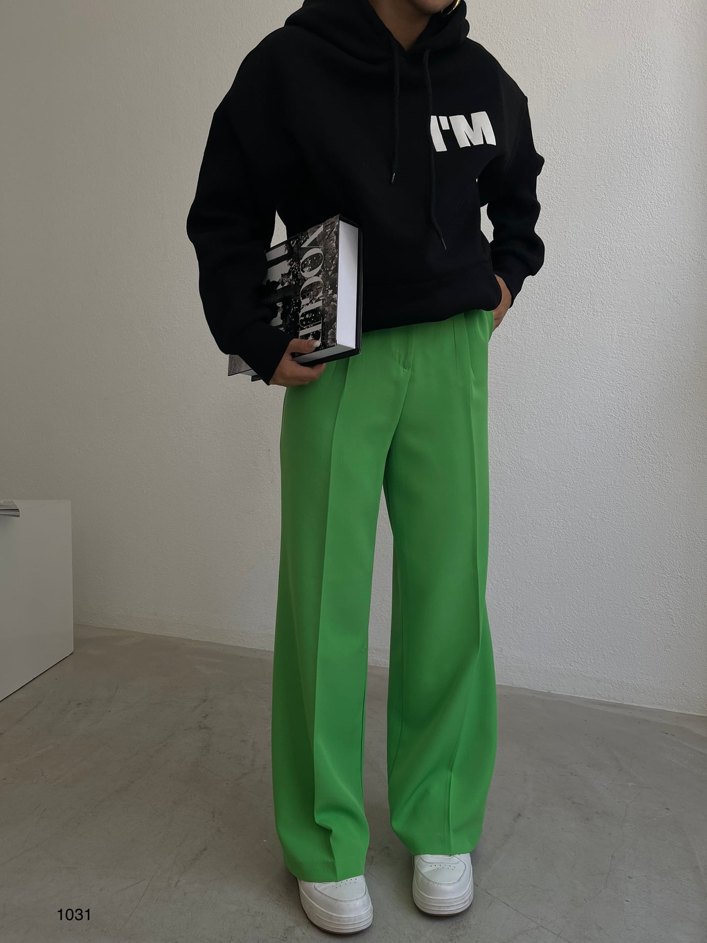 Sweat noir "I'M"