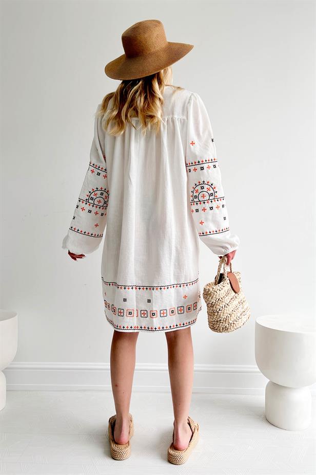 Robe motifs aztèques