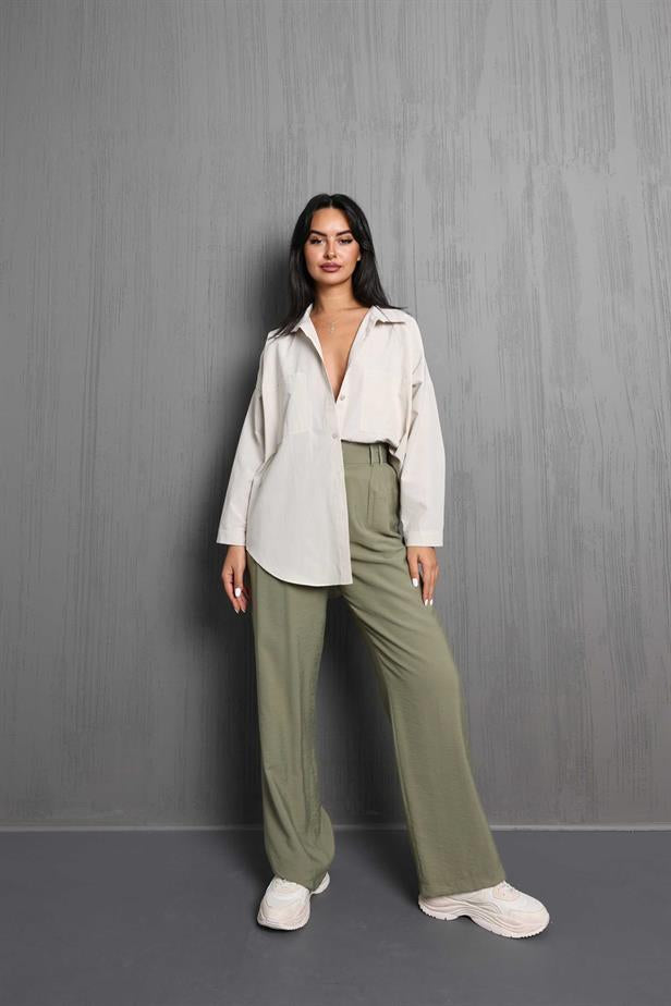 Chemise écrue oversize