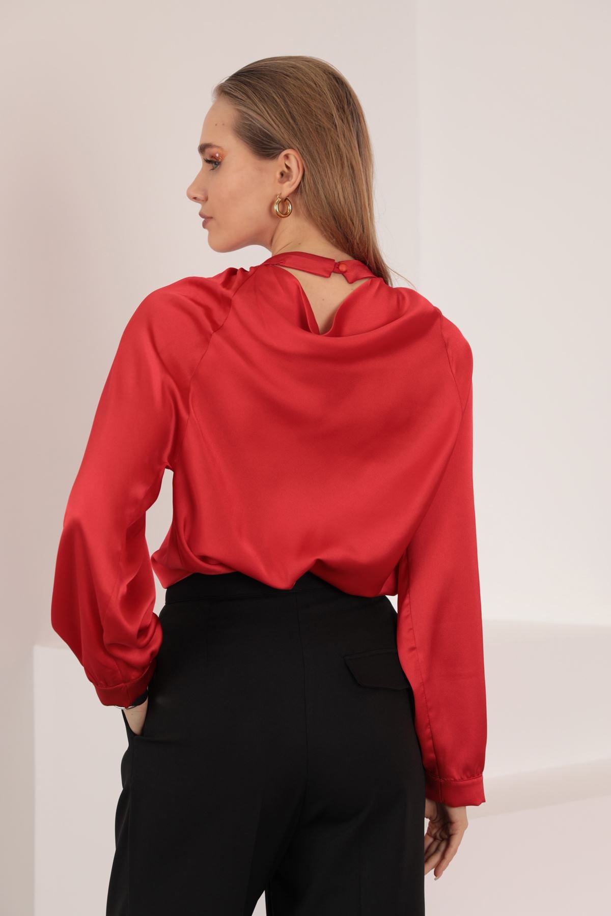Chemisier rouge