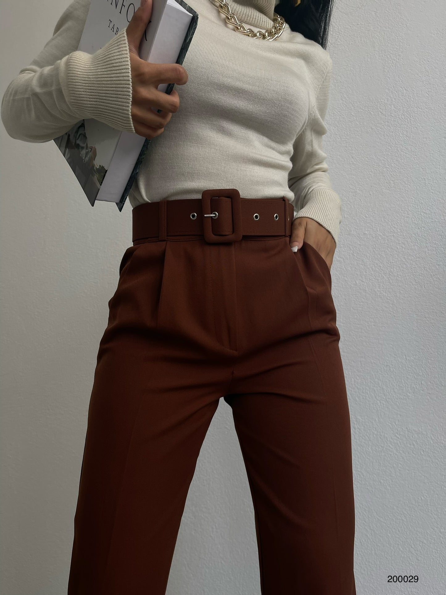 Pantalon marron