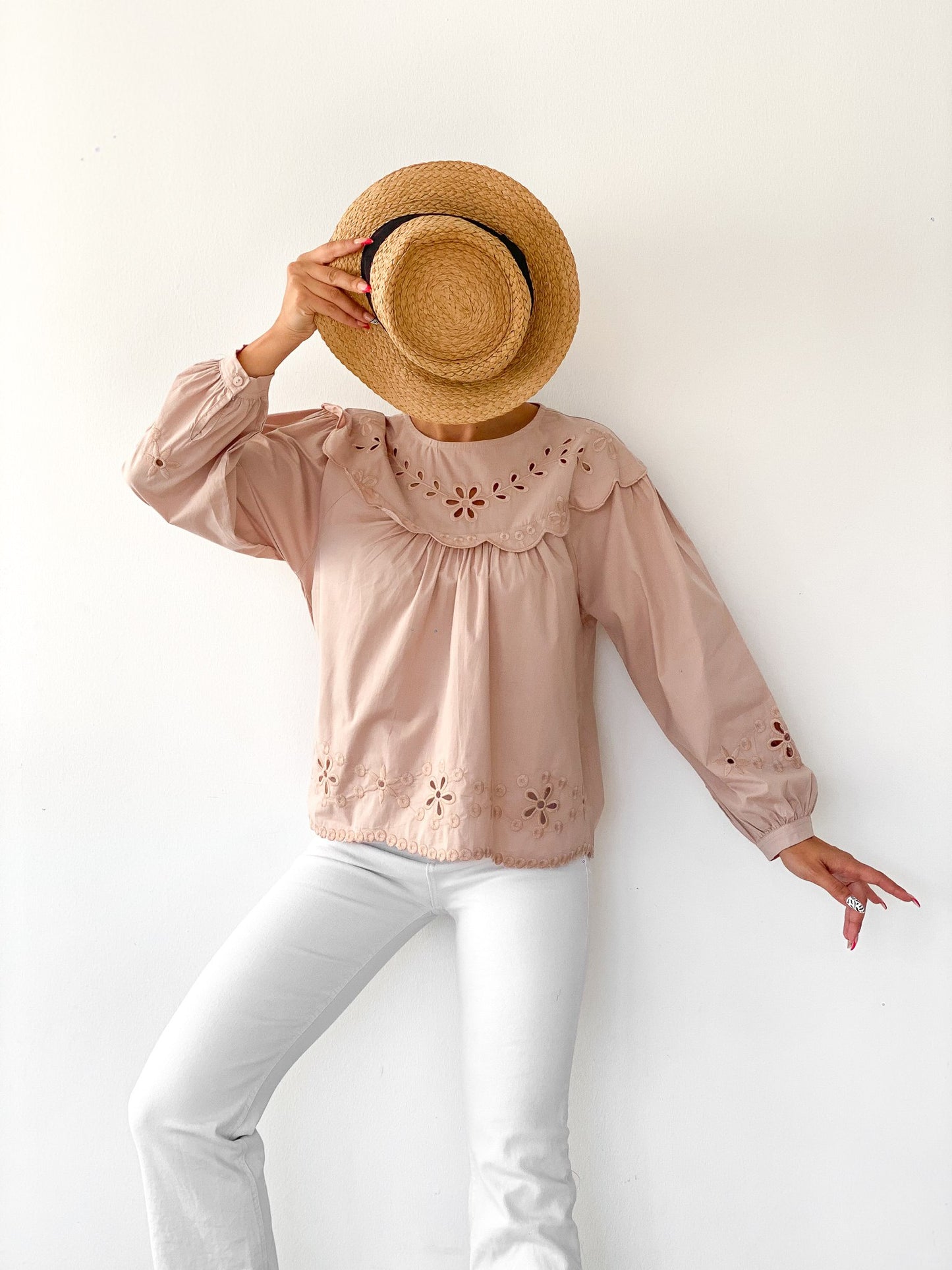 Chemisier beige