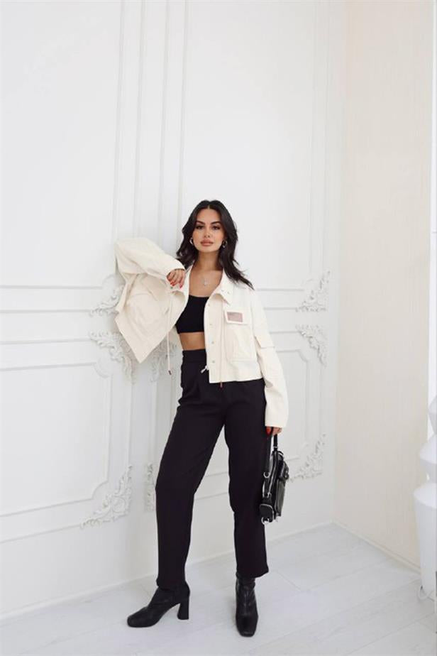 Veste large crème