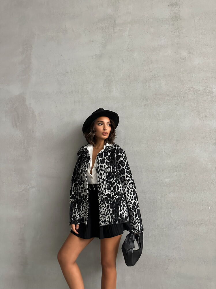 614 - Cardigan chaud à motifs