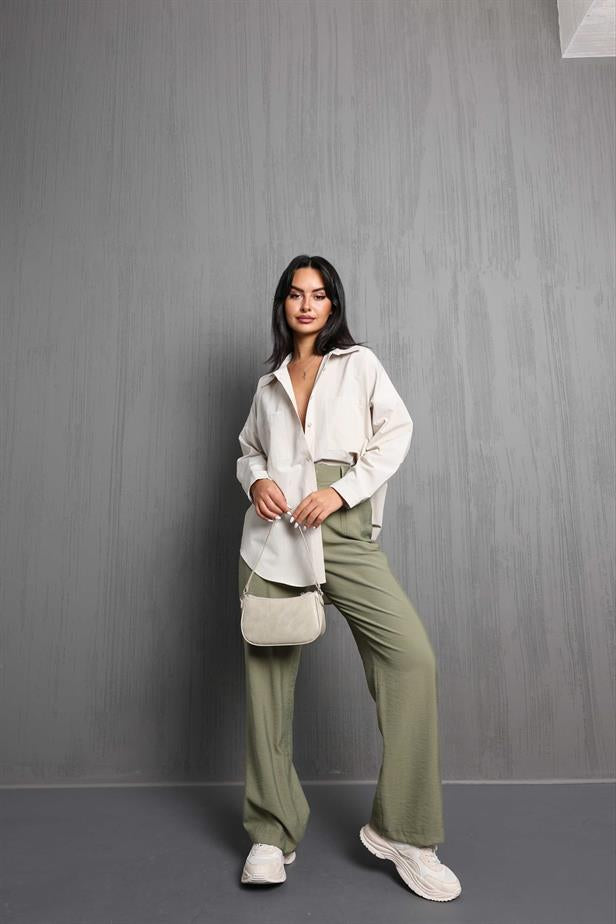 Chemise écrue oversize