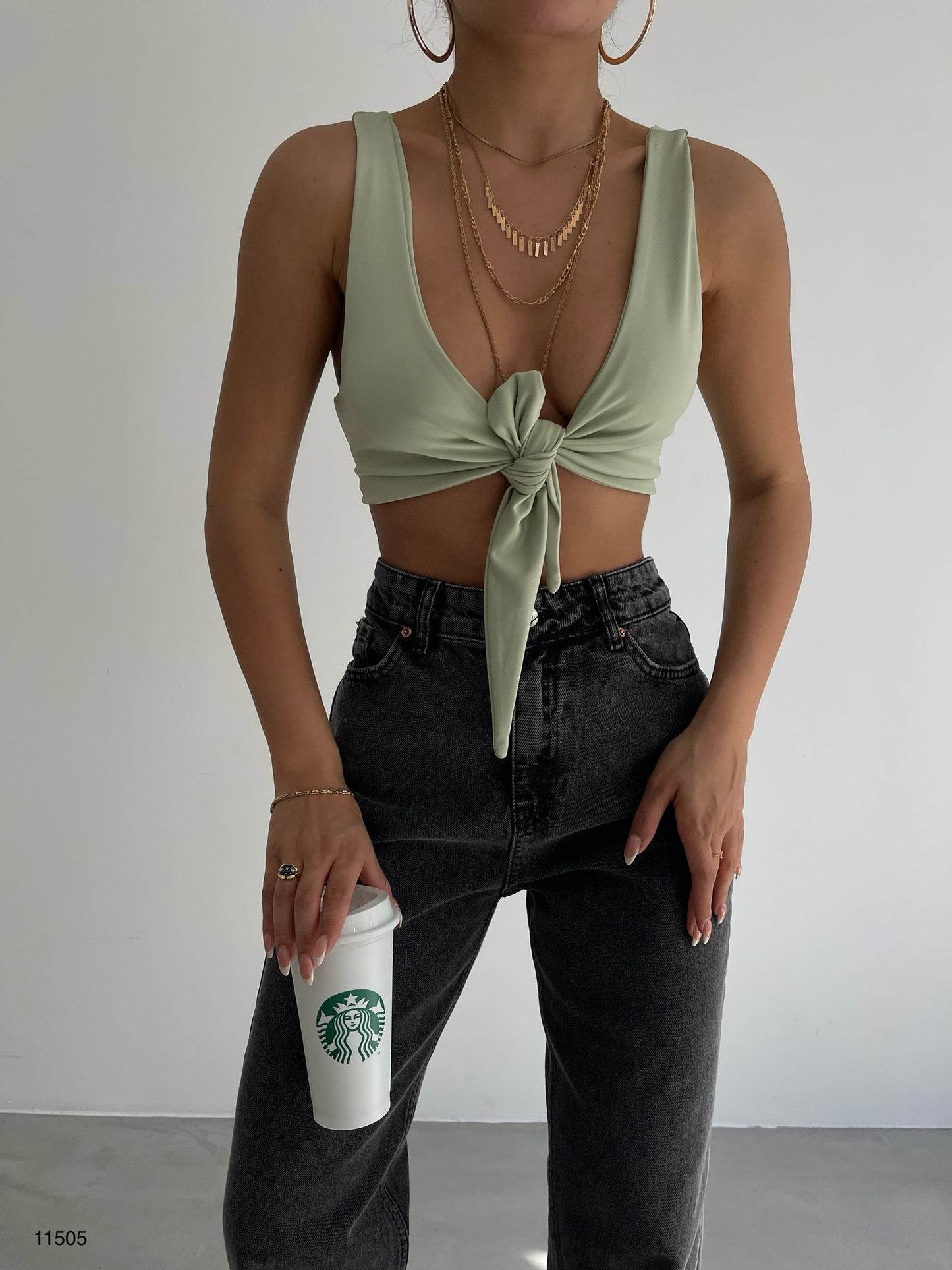 Haut court vert