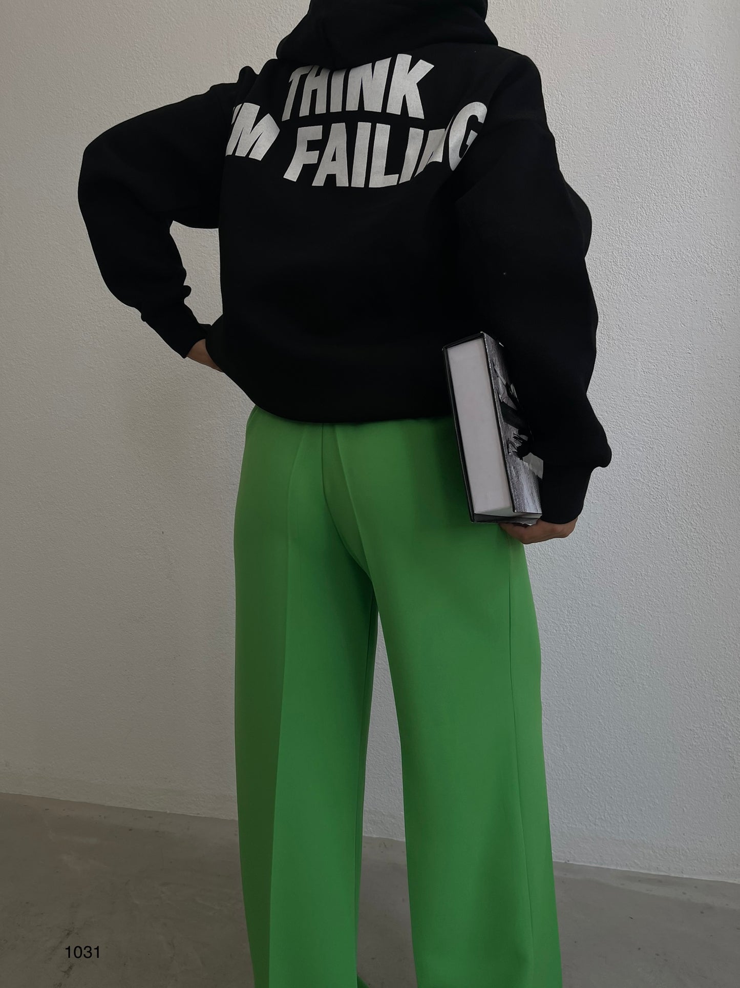 Sweat noir "I'M"
