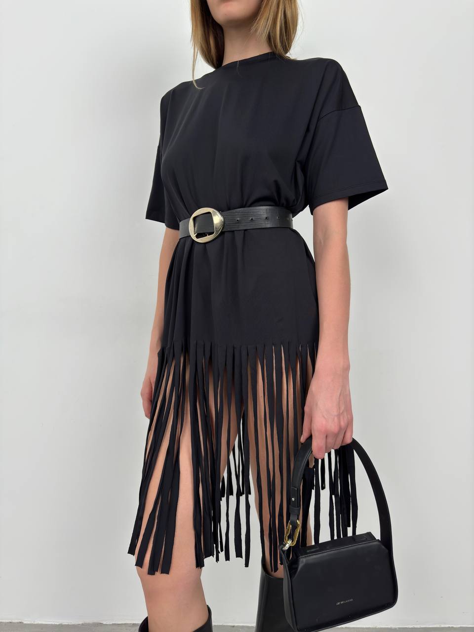 402 - Robe tunique à franges