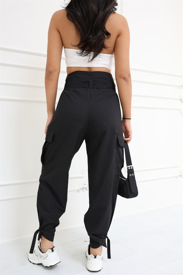 Pantalon cargo noir