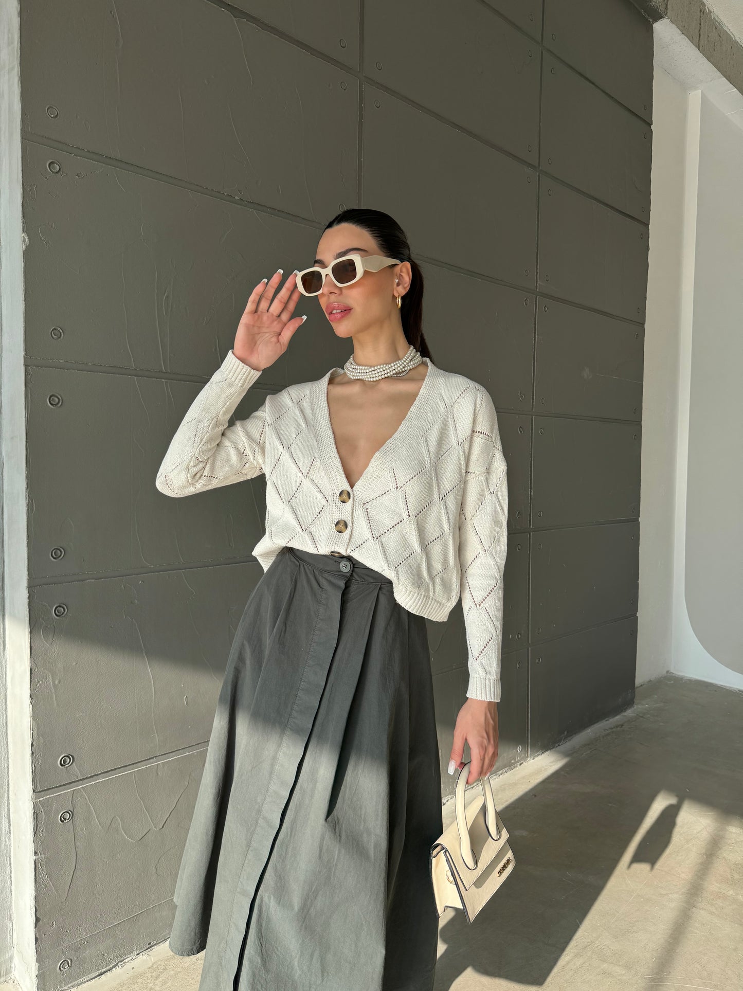Cardigan crème