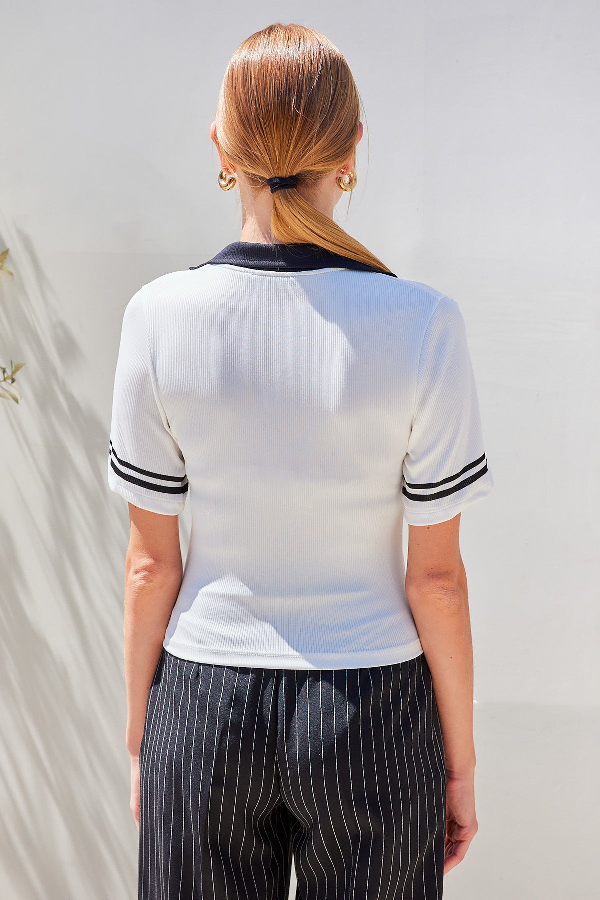 528 - polo blanc