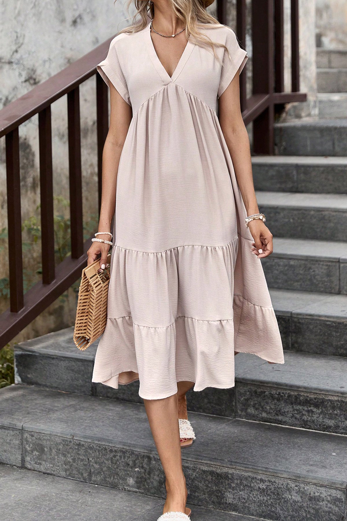 Robe beige