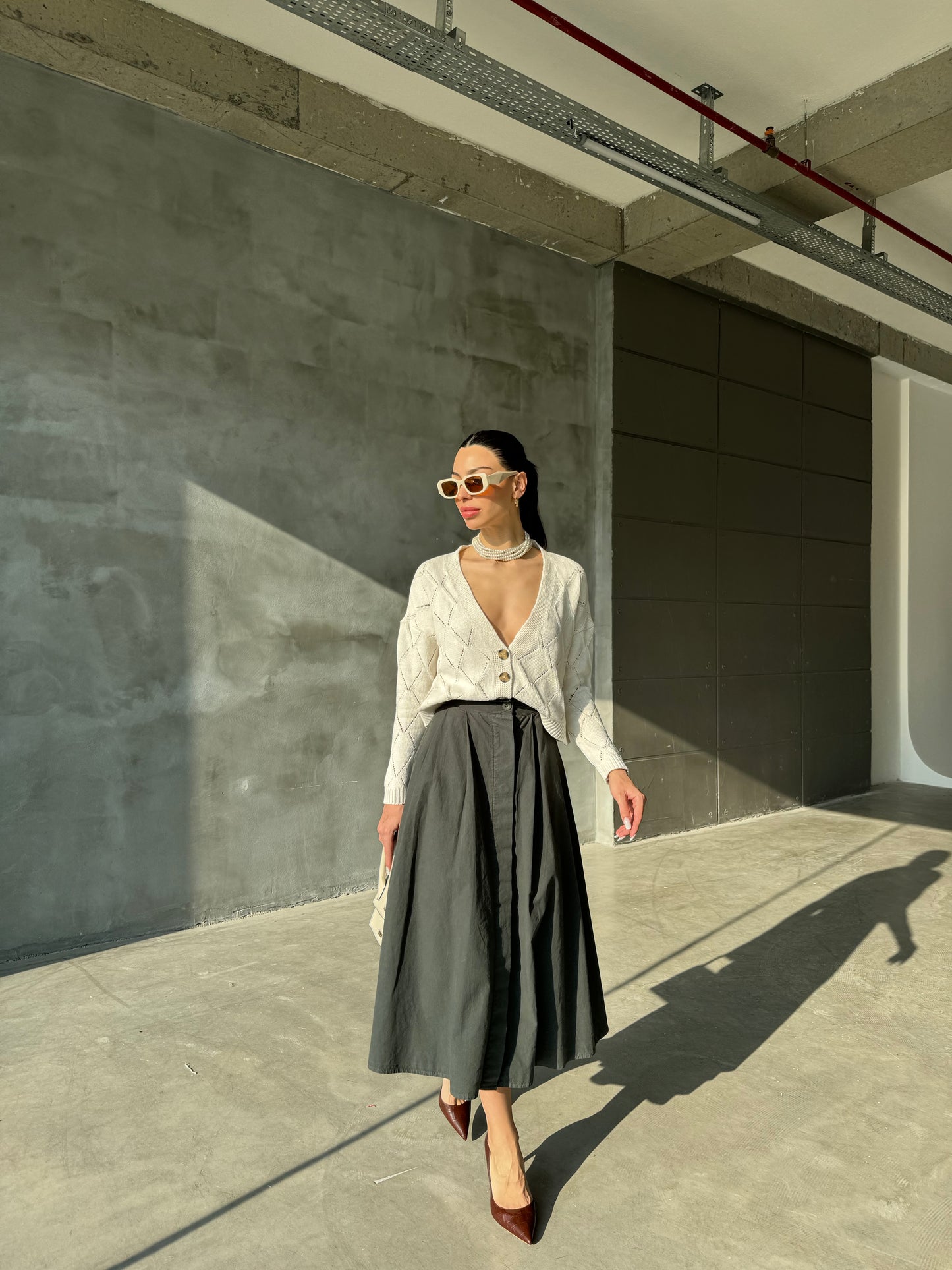 Cardigan crème