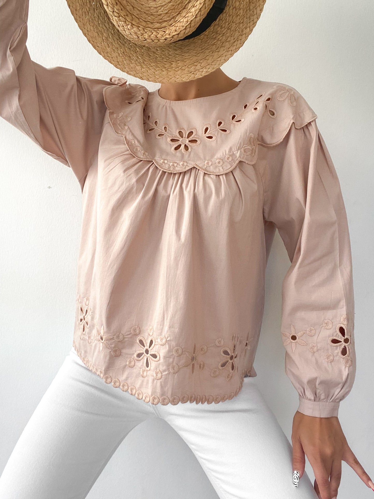 Chemisier beige