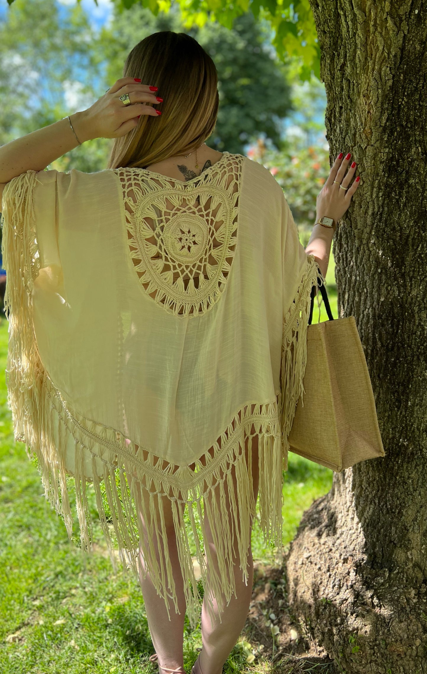 Kimono à franges