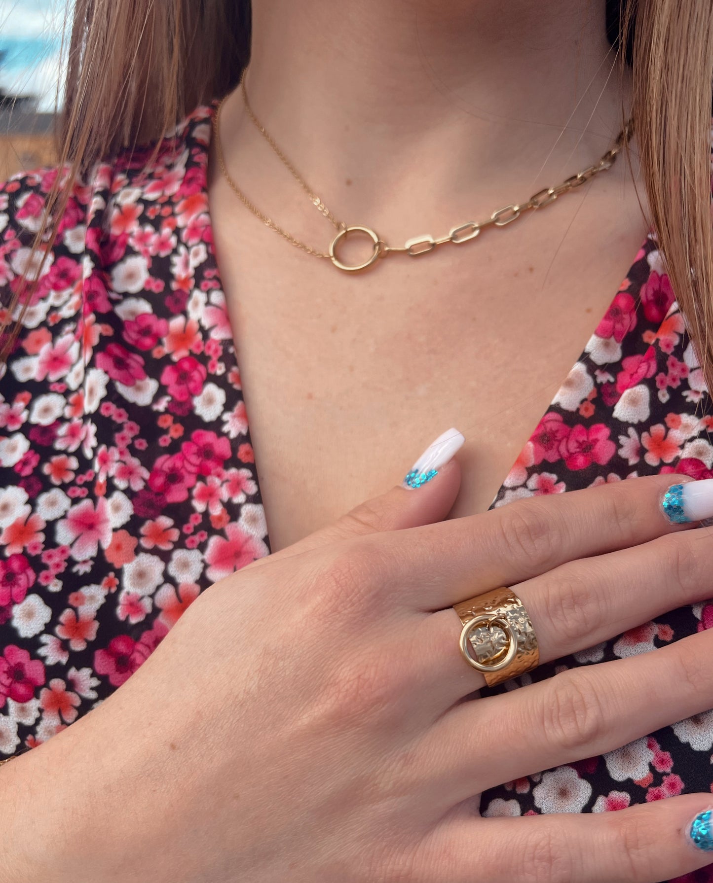 Bague acier Kate