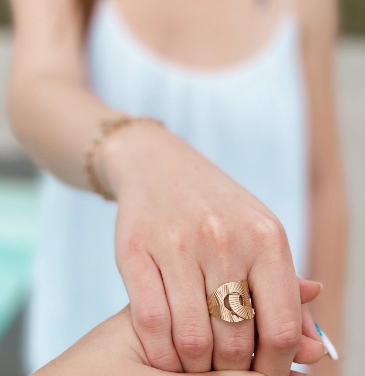 Bague acier Gina
