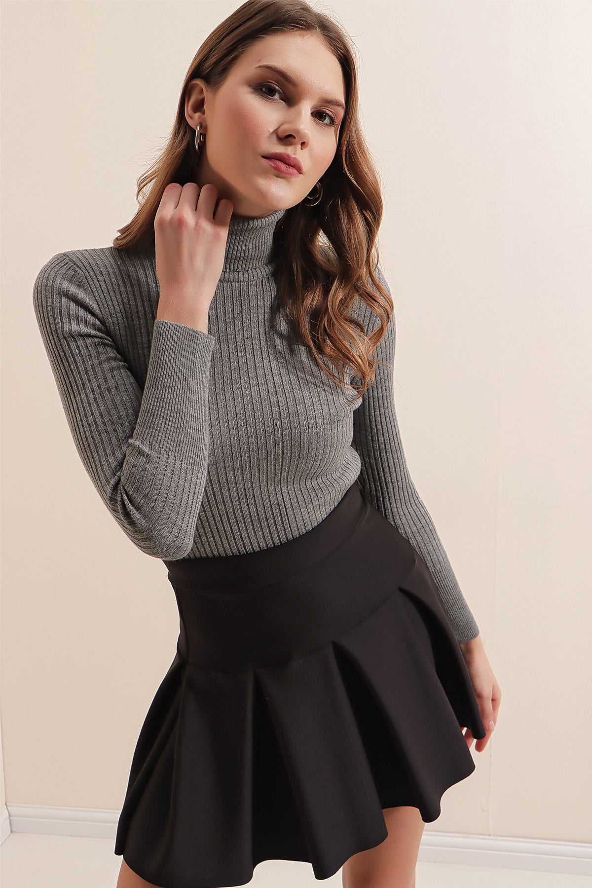 Pull gris Pia