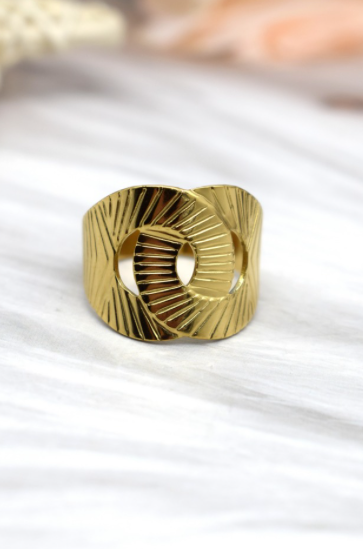 Bague acier Gina
