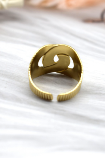 Bague acier Gina