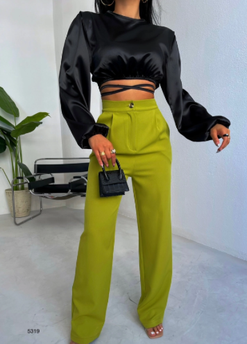 Crop top Satin Adeline