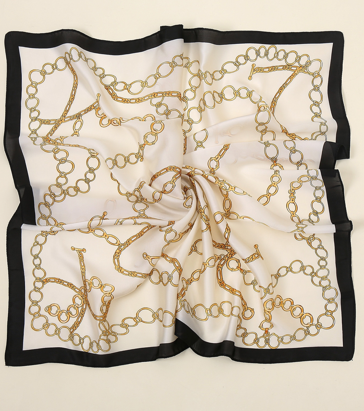 Foulard à motif chaîne