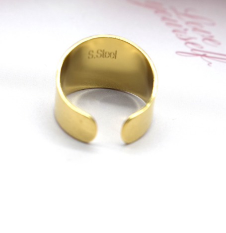 Bague acier Alix