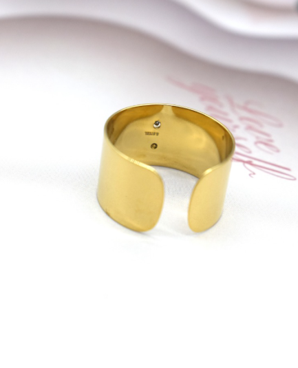 Bague acier Célia
