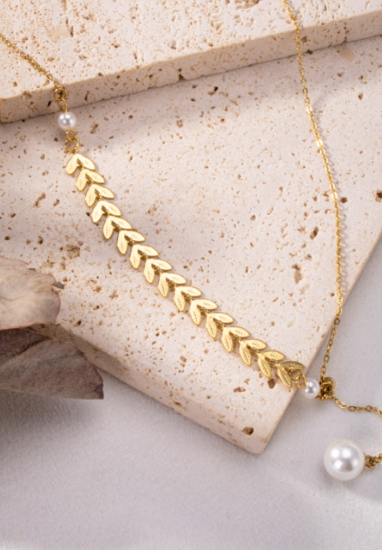Collier acier Maya