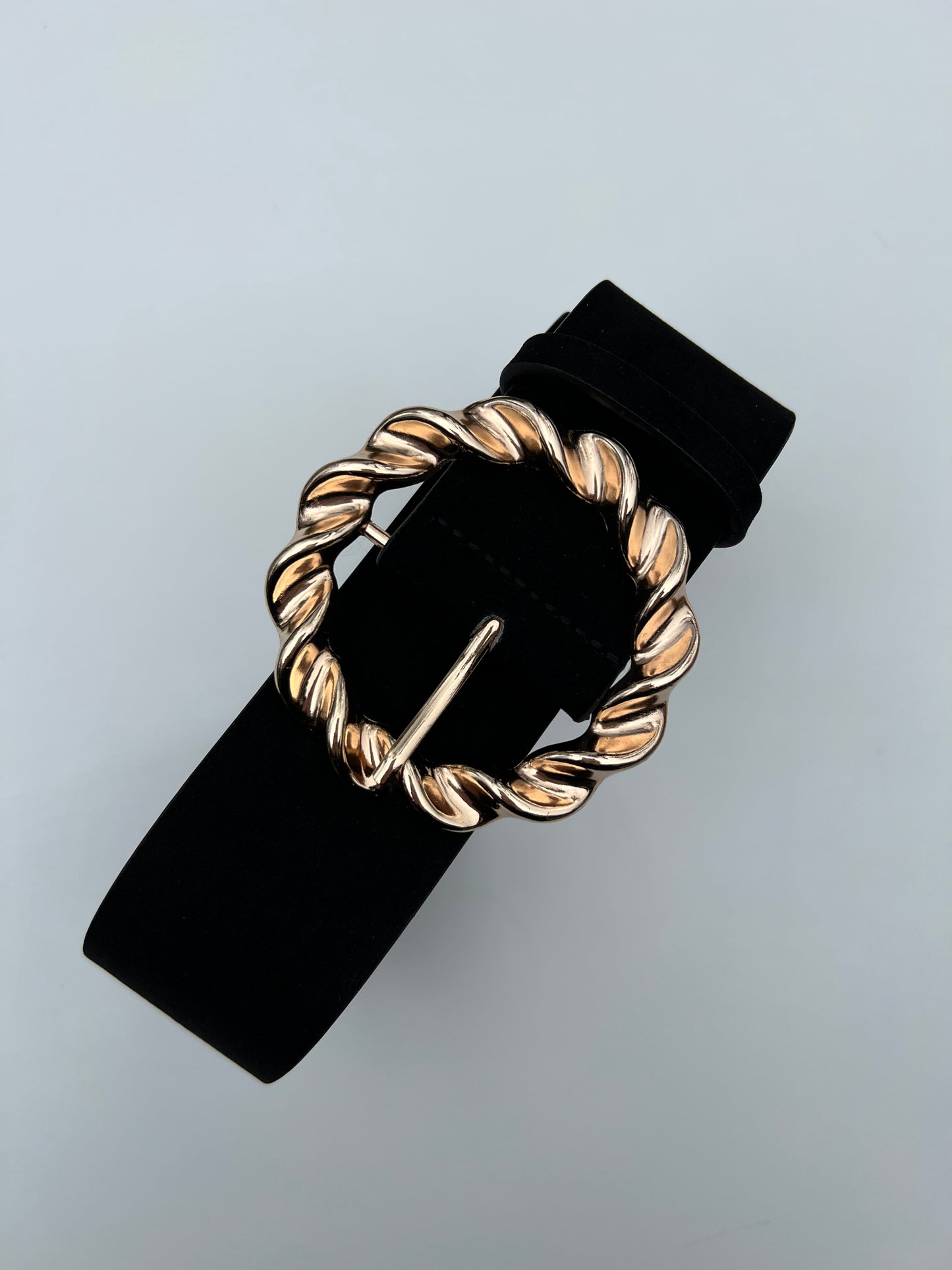 Ceinture en velours noire et doré