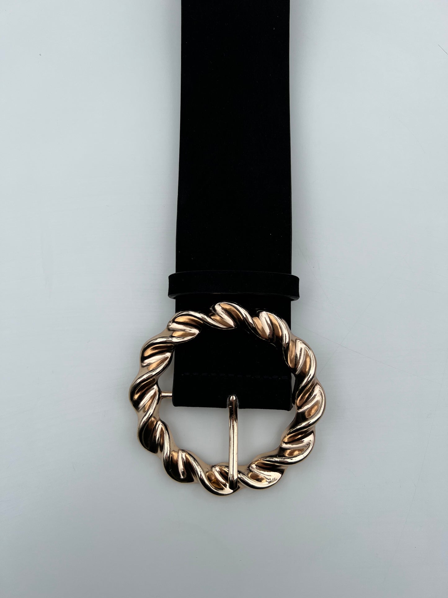 Ceinture en velours noire et doré