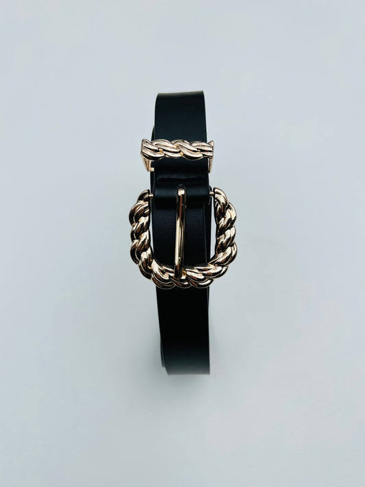 Ceinture noire et doré