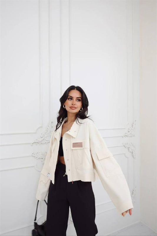 Veste large crème