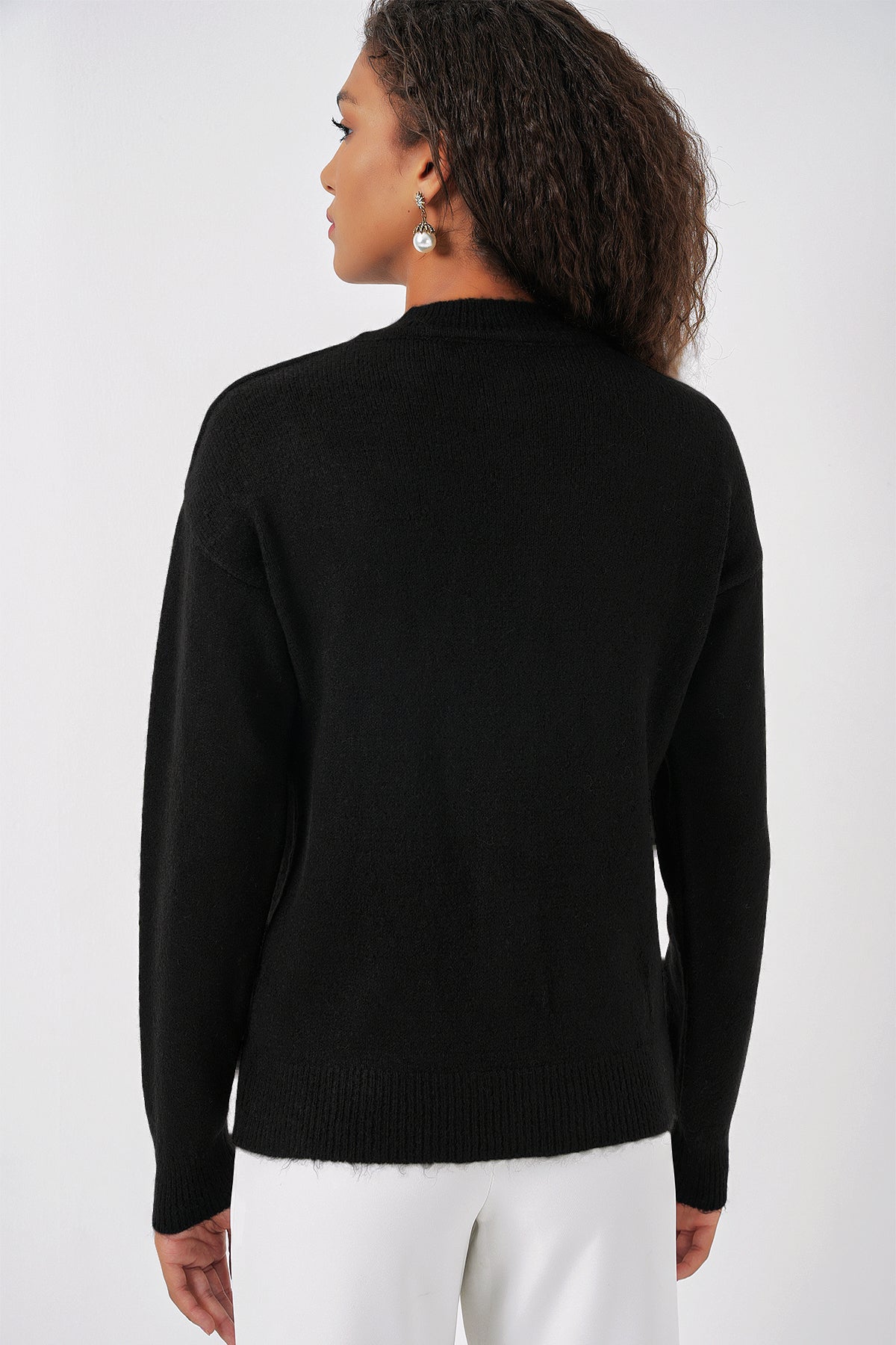 522 - Gilet boutonné noir
