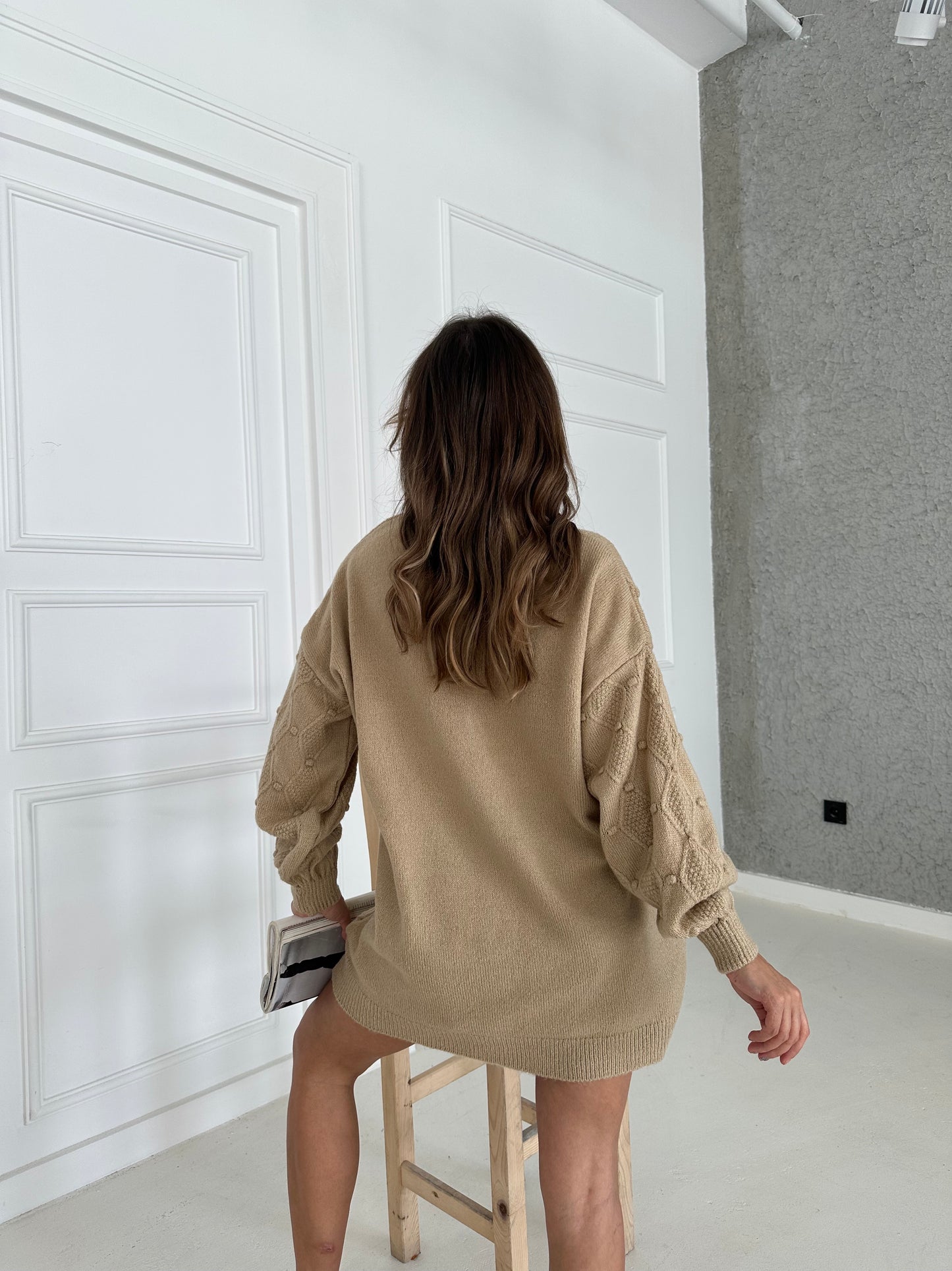 569 - Cardigan camel