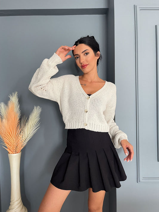 Gilet écru