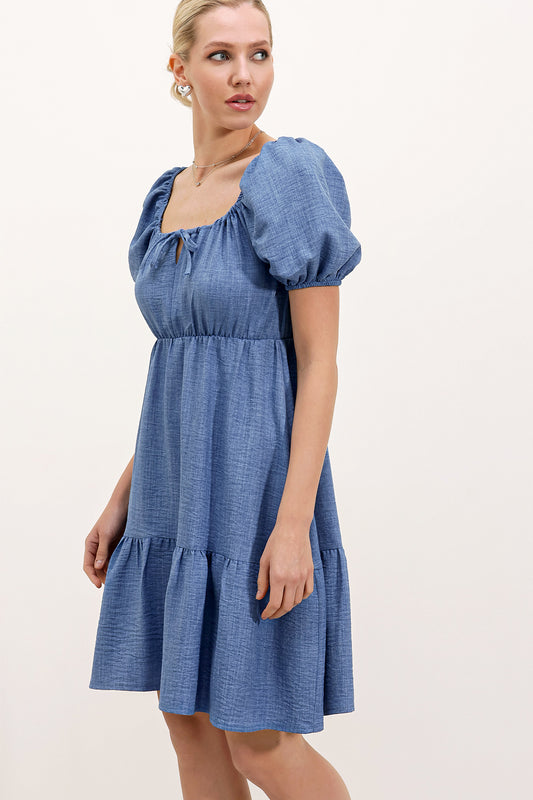 541 - Robe patineuse bleu