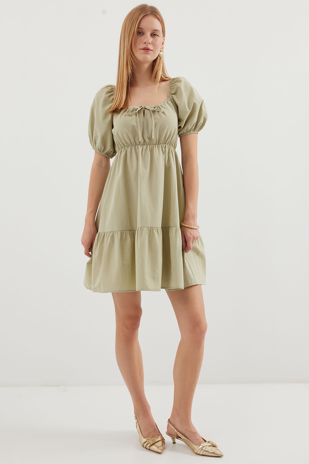 530 - Robe patineuse verte