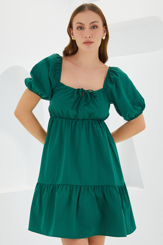 529 - Robe patineuse verte