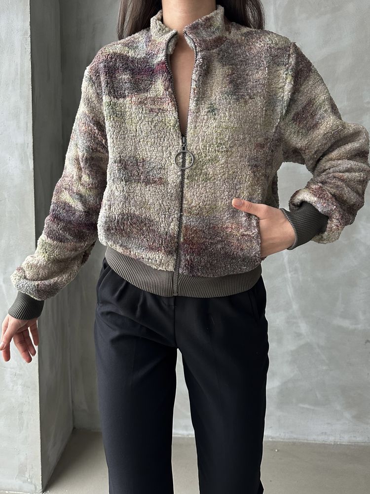Veste moumoute camouflage