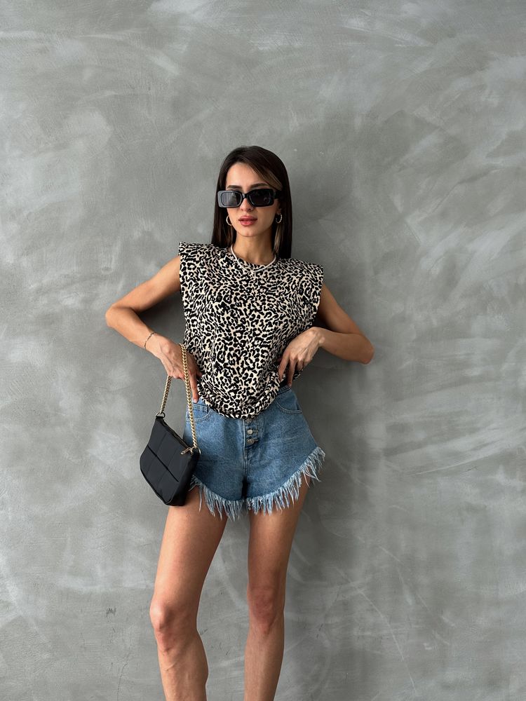 580 - Tee shirt léopard