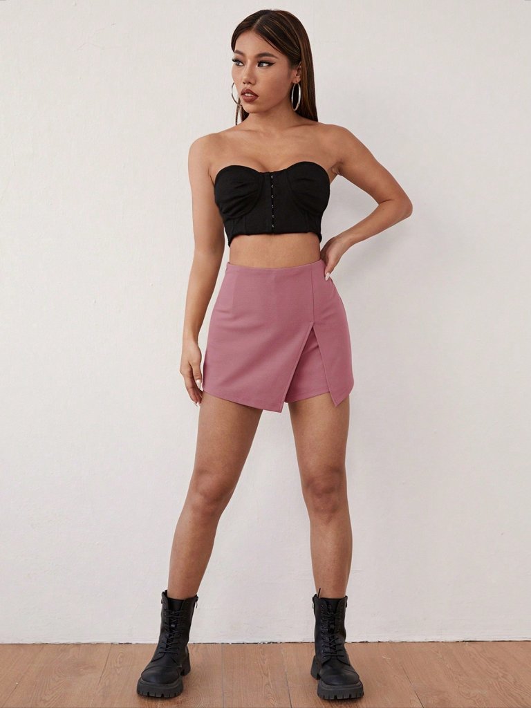 Jupe-short rose
