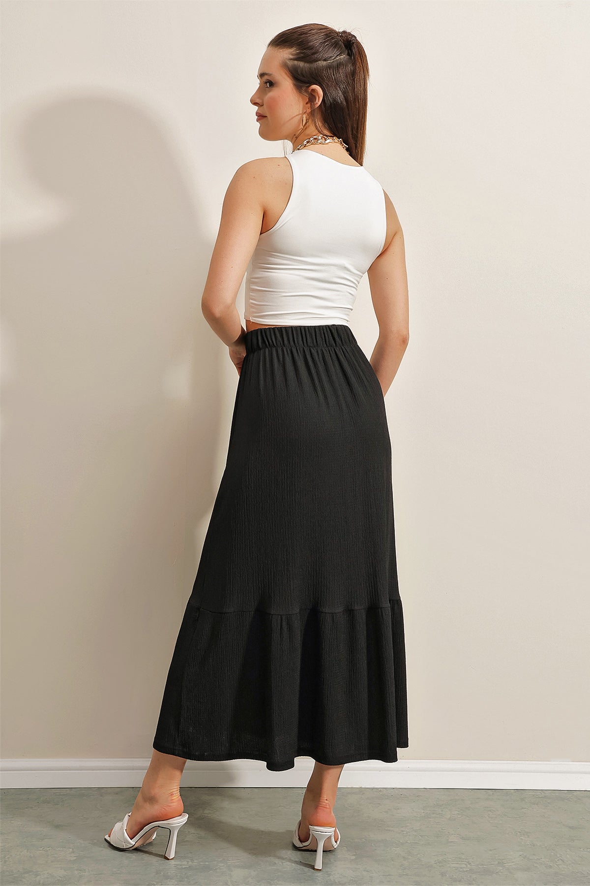 Jupe noire longue