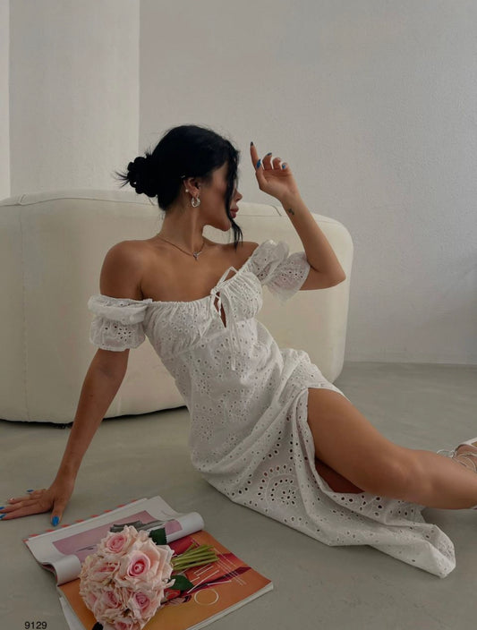 Robe blanche Belma