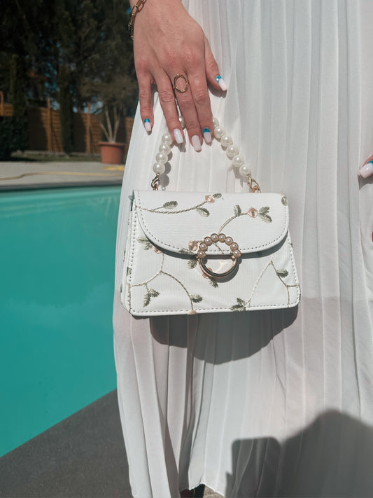 Petit Sac brodé et perles