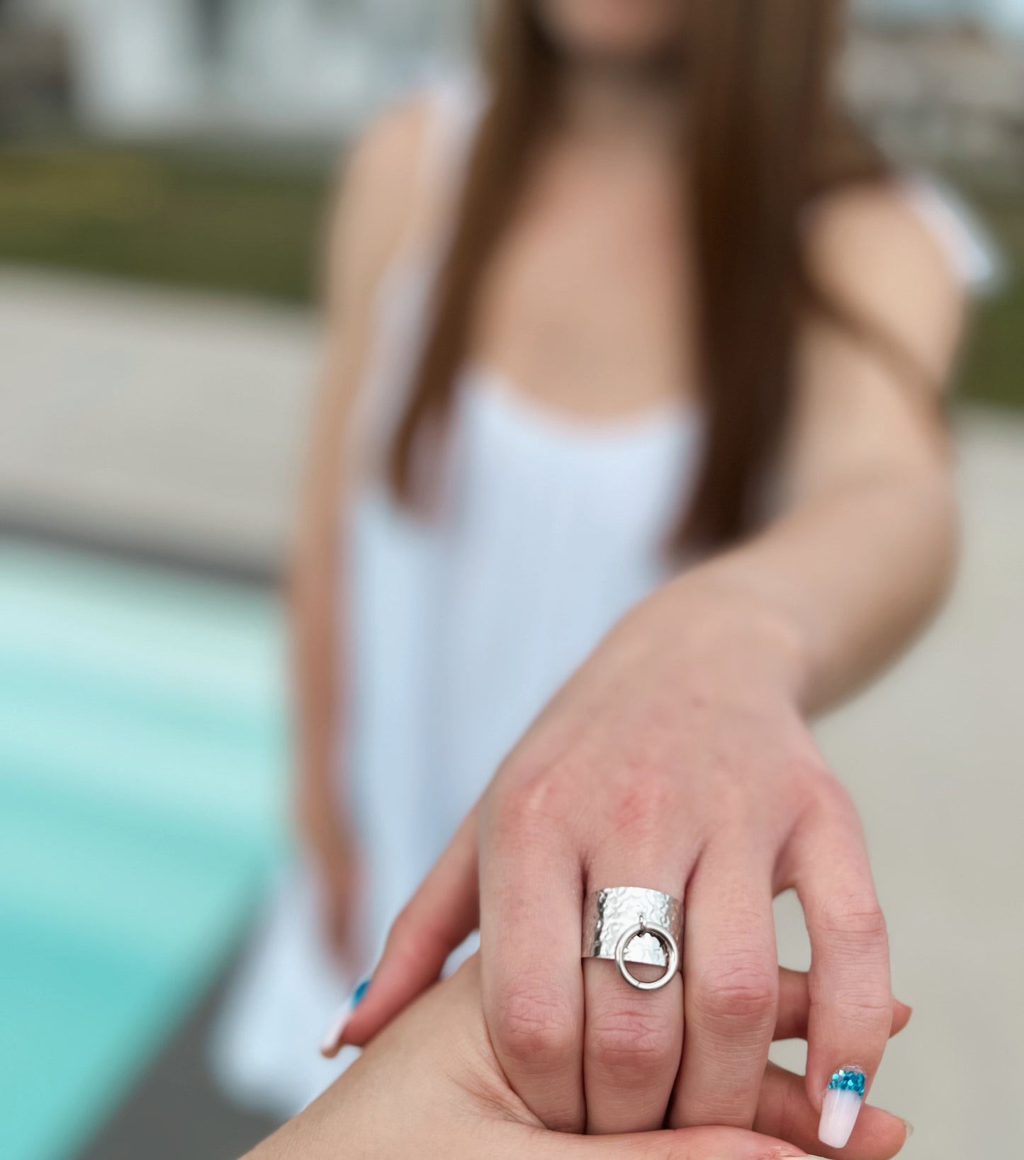 Bague acier Kate argenté
