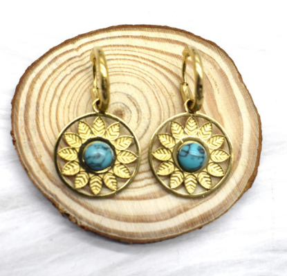 Boucles d'oreilles acier Rainbow