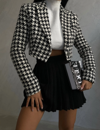 Veste blazer à imprimé Lola